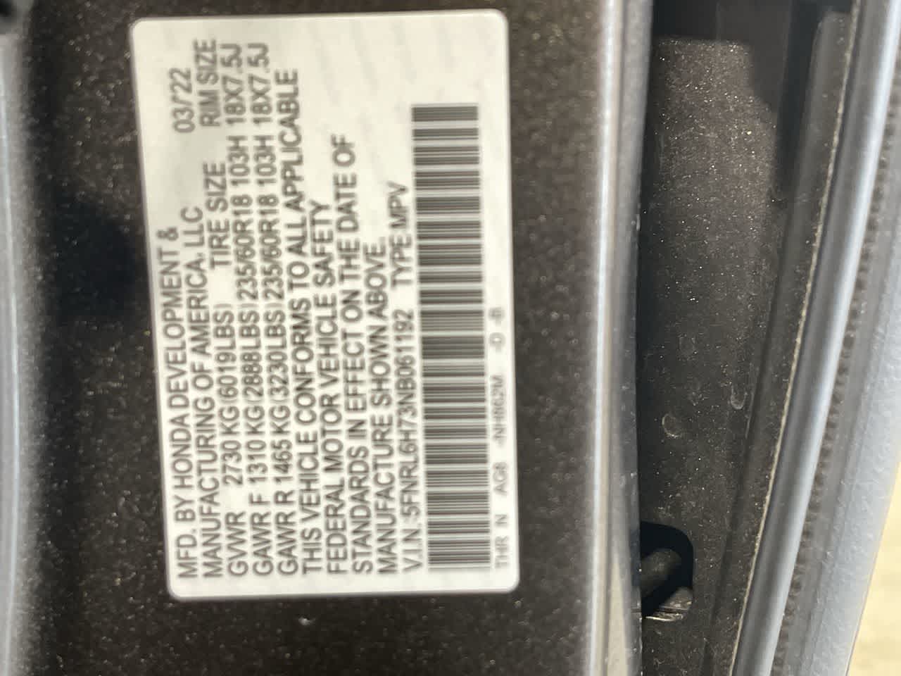 2022 Honda Odyssey EX-L