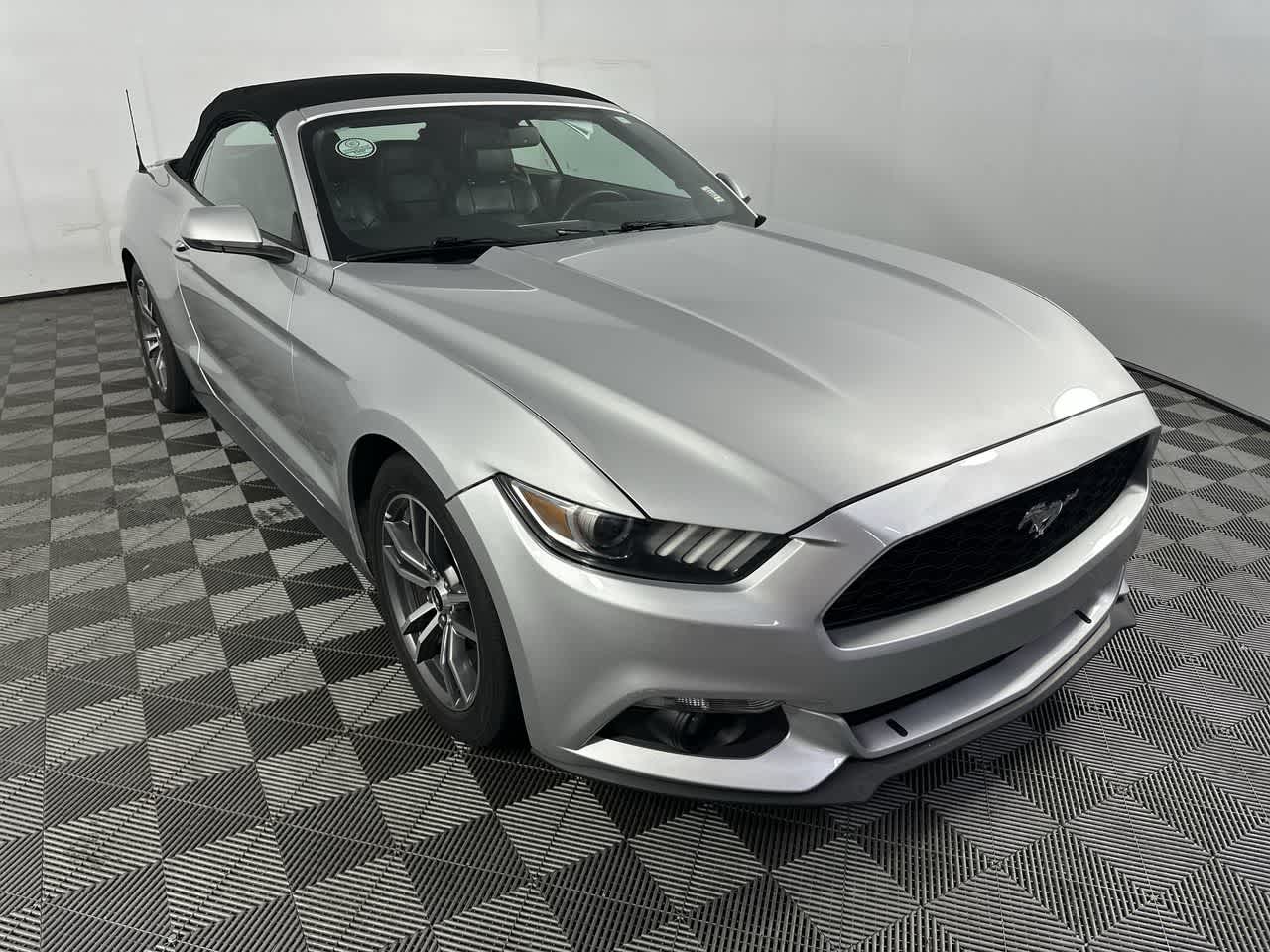 Used 2017 Ford Mustang EcoBoost Premium with VIN 1FATP8UH4H5218602 for sale in Shelbyville, IN