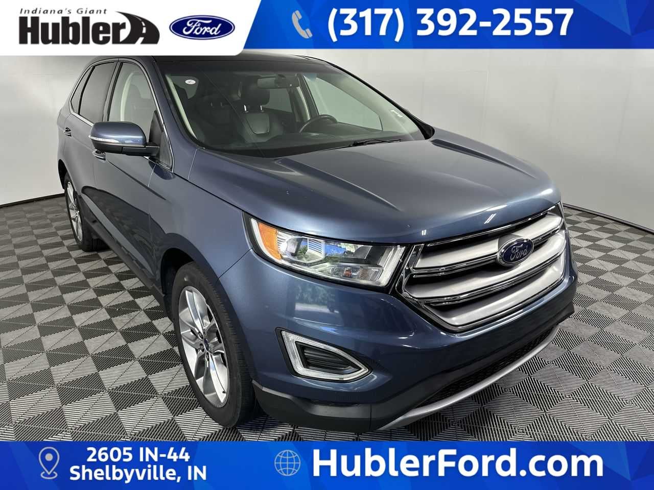 Used 2018 Ford Edge Titanium with VIN 2FMPK4K82JBB62128 for sale in Shelbyville, IN