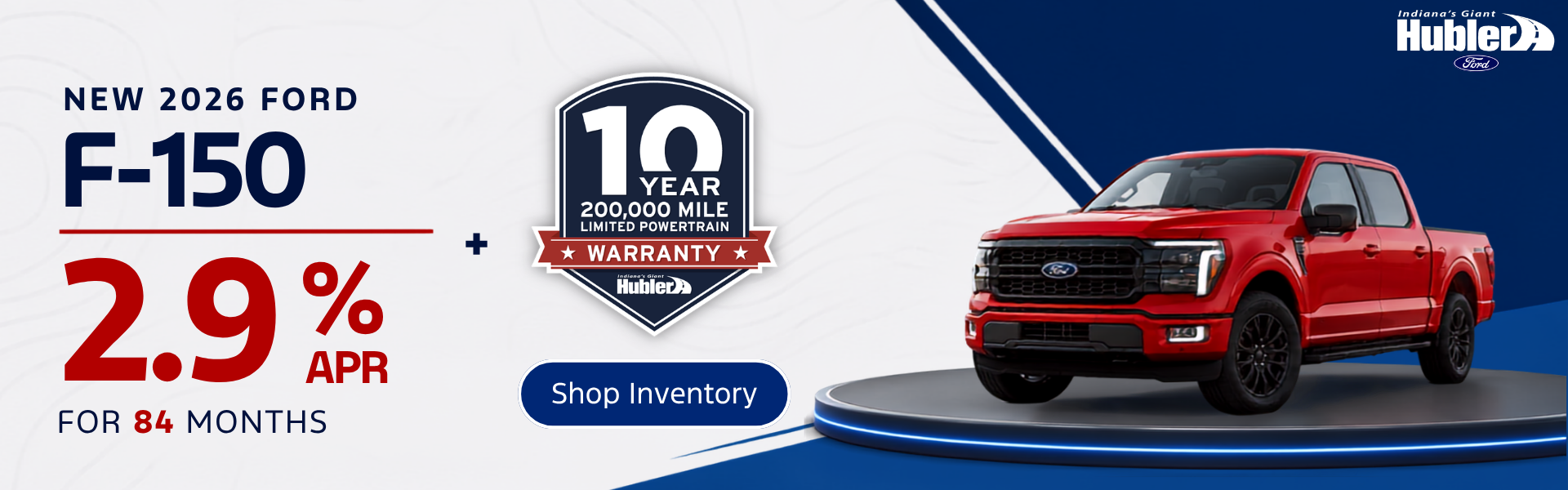 F150 2.9% APR for 84 Months